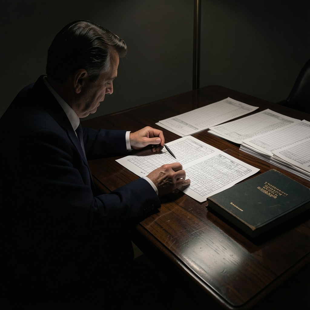 Analyst reviewing cohort tables beside a publisher style guide